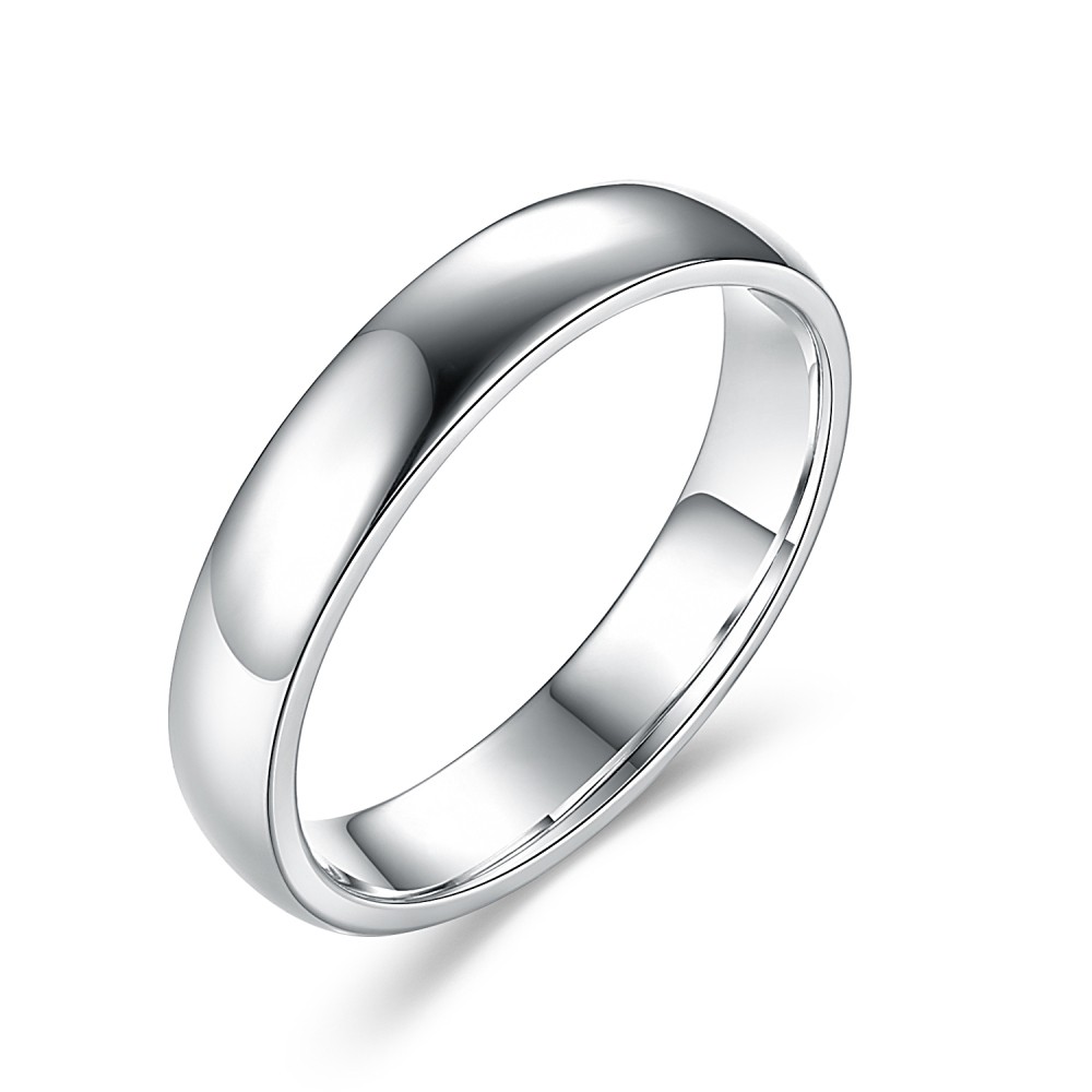 Simple 925 Sterling Silver Wedding Bands