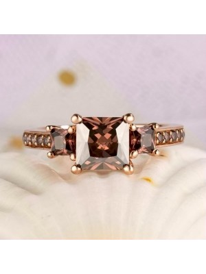 Sterling silver shop chocolate diamond rings