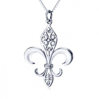 Flower 925 Sterling Silver Necklace
