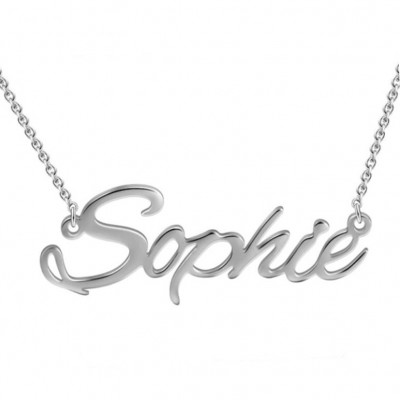 925 Sterling Silver Personalized Name Necklace