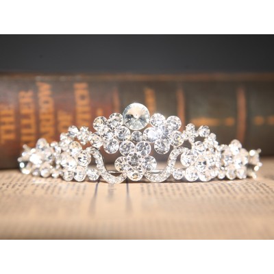 Amazing Clear Crystals Wedding Headpieces