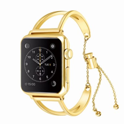 Bangle Bracelet Stainless Steel iWatch Bands Compatible For Apple Watch Series 6/5/4/3/2/1/SE