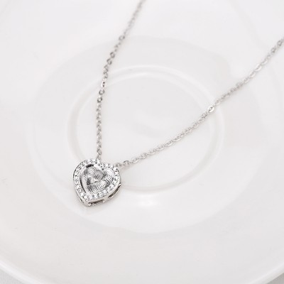 Heart to Heart S925 Silver Necklace