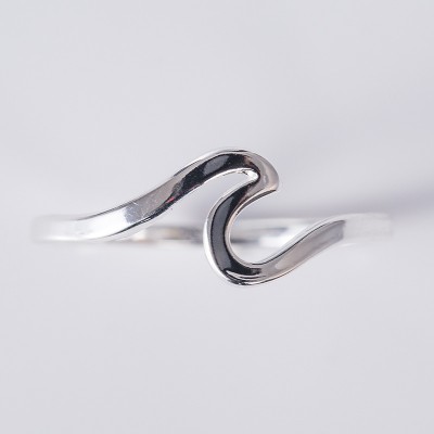 Simple Elegant Silver Promise Band