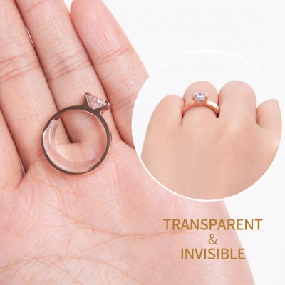 Invisible Resin Ring Size Adjuster for Any Loose Rings