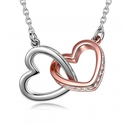 S925 Sterling Silver Love Sweet Necklace Mother's Day Gift