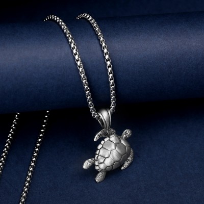 Men's Turtle Fashion Titanium Steel Necklace