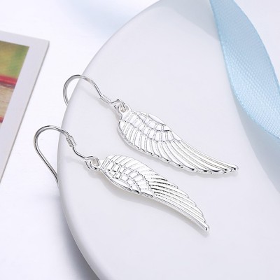 Fashion Wing Design S925 Silver Earrings