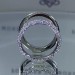 Round Cut White Sapphire 925 Sterling Silver Double Bands