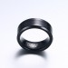 Tungsten Black Pattern Men's Ring