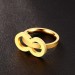 Titanium Simple Gold Promise Rings For Her