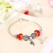 Red and Pink Wing Accessories S925 Silver Bracelets