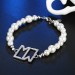 White Pearl Silver Pendant S925 Silver Bracelets