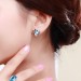 Pear Cut Aquamarine Lovely S925 Silver Earrings