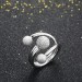 Ball Shape S925 Silver Promise Rings