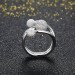 Ball Shape S925 Silver Promise Rings