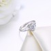 Round Cut White Sapphire S925 Silver Nice Engagement Rings