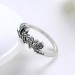 Love Round Cut White Sapphire S925 Silver Promise Rings