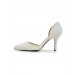 Women's Stiletto Heel Patent Leather Closed Toe With Pearl High Heels